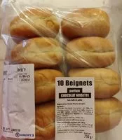 Mängden socker i Beignets parfum chocolat noisette
