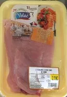 Mängden socker i Escalope de dinde extra fine