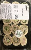 Mängden socker i Wraps apéro jambon