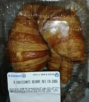 Mängden socker i 6 Croissants Beurre des Charentes