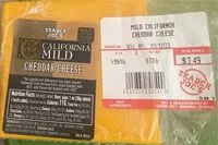 Mängden socker i California Mild Cheddar Cheese