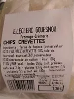 Mängden socker i Chips crevettes