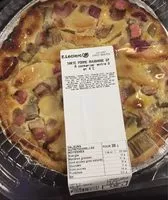 Mängden socker i Tarte au pomme rhubarbe