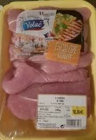 Mängden socker i Escalope de dinde