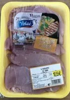 Mängden socker i 6 Escalopes de Dinde