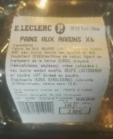 Mängden socker i Pains aux raisins