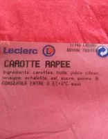 Mängden socker i Carotte rapee