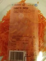 Mängden socker i Carottes râpées