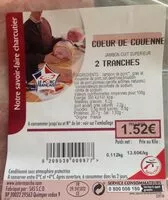 Mängden socker i Jambon cuit supérieur