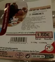 Mängden socker i Cœur de couenne