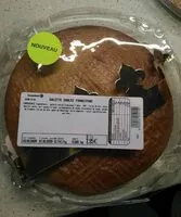 Mängden socker i Galette sablée frangipane