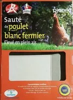 Mängden socker i Sauté de poulet blanc fermier