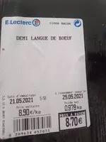 Mängden socker i Langue de boeuf