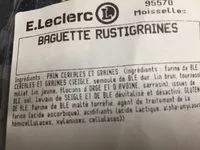 Mängden socker i Baguette Rustigraines