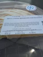 Mängden socker i tarte citron meringuée