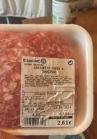 Mängden socker i Caissette chair à saucisse