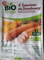 Mängden socker i saucisses de Strasbourg fumées