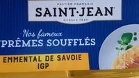 Mängden socker i Suprêmes soufflés emmental de Savoie IGP