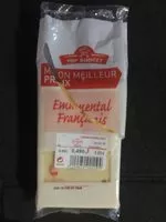 Mängden socker i Emmental français