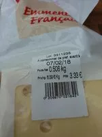 Mängden socker i Emmental français