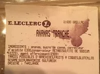 Mängden socker i Ananas tranche sechee