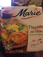 Mängden socker i Paupiette de veau jardinière de légumes