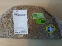 Mängden socker i 4 Galettes de blé noir biologique