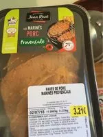 Mängden socker i Pavés de Porc marinés provençale