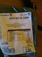 Mängden socker i Boudin noir aux oignons