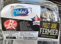 Mängden socker i Poulet jaune fermier élevé en plein air label rouge