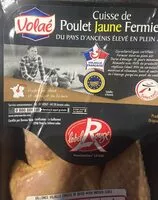 Mängden socker i Cuisse poulet jaune fermier