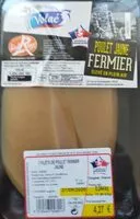 Mängden socker i Filets de poulet fermier jaune