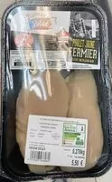 Mängden socker i Poulet jaune fermier
