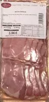 Mängden socker i Bacon Tranché