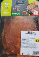 Mängden socker i Côtes de porc marinées provencale