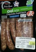 Mängden socker i Chipolata supérieure label rouge