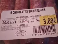 Mängden socker i Chipolata