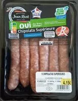 Mängden socker i Chipolata supérieure