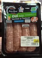 Mängden socker i Saucisse de Toulouse