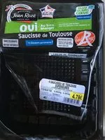 Mängden socker i Saucisse de toulouse