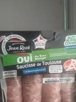 Mängden socker i Saucisse de Toulouse