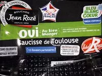 Mängden socker i Saucisse de Toulouse