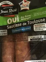 Mängden socker i Saucisse toulouse superieures