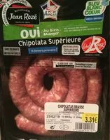 Mängden socker i Chipolata supérieure