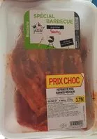 Mängden socker i Poitrines de porc marinées mexicaine