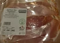 Mängden socker i Jambon sec Supérieur