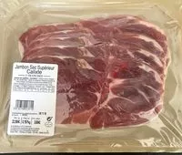 Mängden socker i Jambon sec supérieur