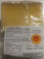 Mängden socker i Cantal entre-deux