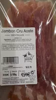 Mängden socker i jambon cru Aoste - Dentelles.