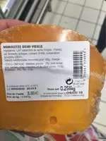 Mängden socker i Mimolette demi vielle